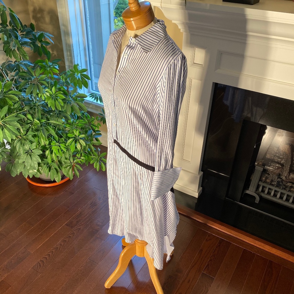 Marques’Almeida ASYMMETRIC STRIPE DRESS - Picture 9 of 14
